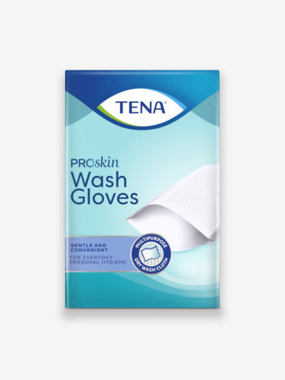 Produktbild TENA Wash Gloves (Einweg-Waschhandschuhe. 200 STück pro Packung)